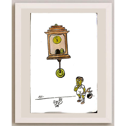 Mileta Miloradovic 29x21cm Orijinal Karikatür BOD06328