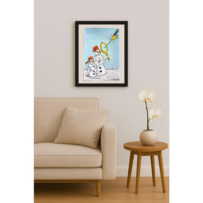 Porumbita Mihaita 29x21cm Orijinal Karikatür BOD06329