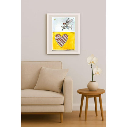 Porumbita Mihaita 29x21cm Orijinal Karikatür BOD06332