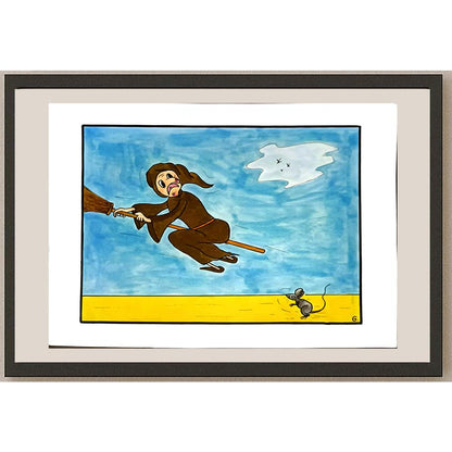Gommaar Andries 29x21cm Orijinal Karikatür BOD06333