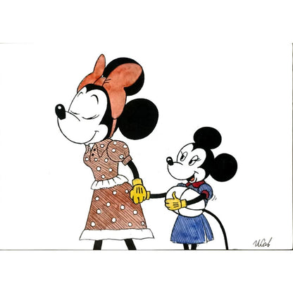 Ilian Savkov 29x21cm Orijinal Karikatür BOD06340