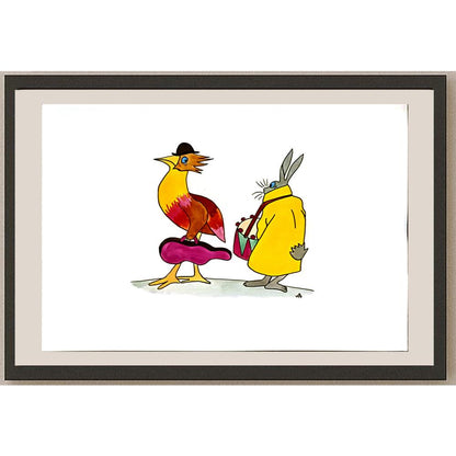 Alexei Talimonov 29x21cm Orijinal Karikatür BOD06343