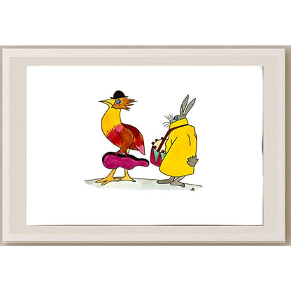 Alexei Talimonov 29x21cm Orijinal Karikatür BOD06343