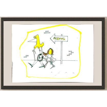 Midhat Ajanovic 29x21cm Orijinal Karikatür BOD06344