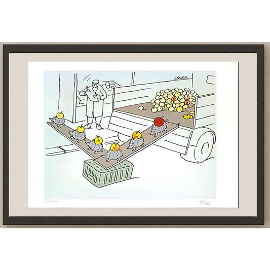 Vaclav Linek 29x21cm Orijinal Karikatür BOD06347