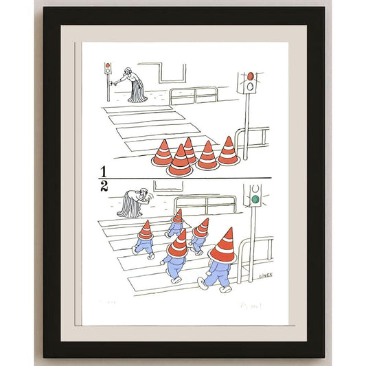 Vaclav Linek 29x21cm Orijinal Karikatür BOD06348