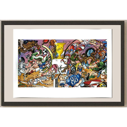 Laurent Battistini 29x21cm Orijinal Karikatür BOD06351