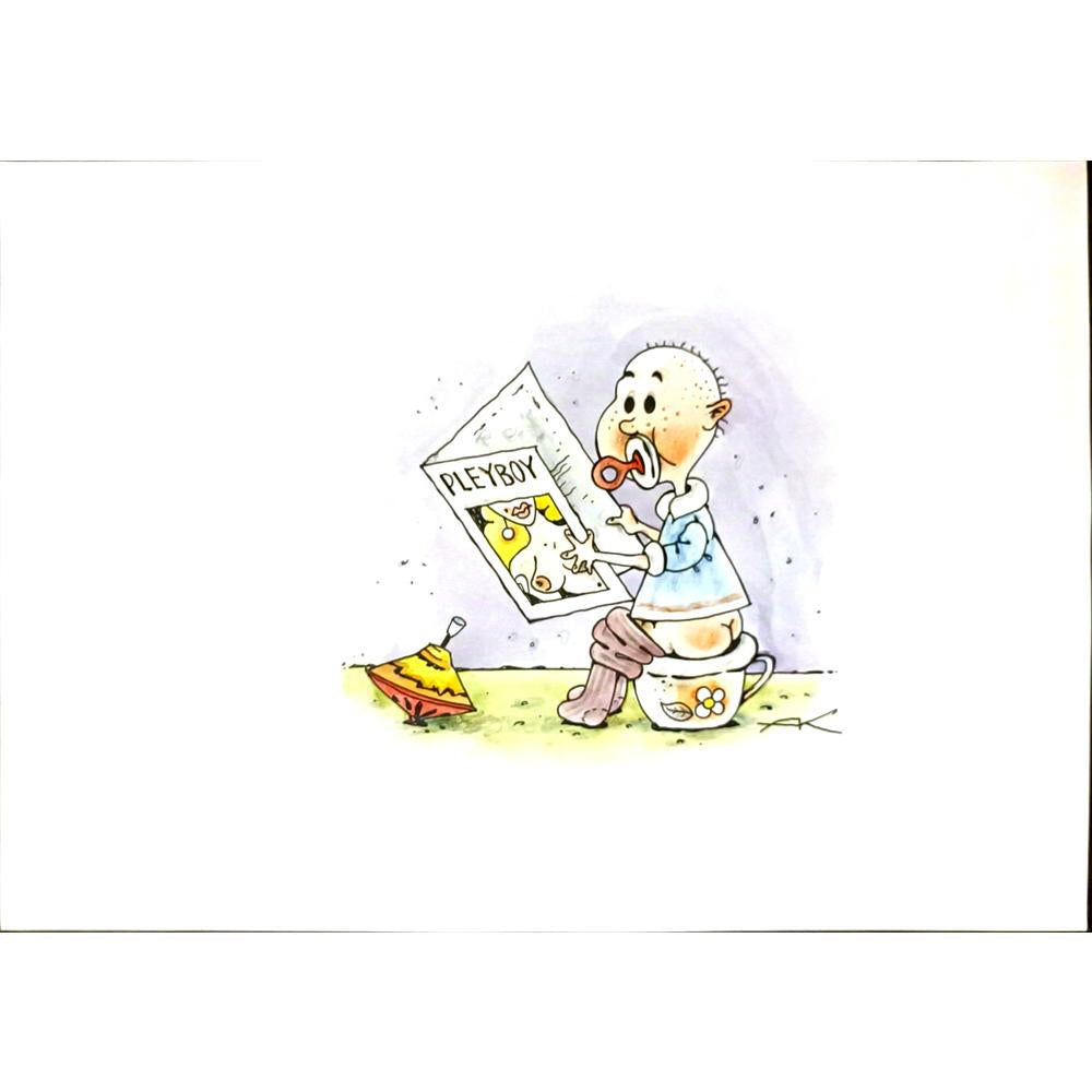 Alexey Kritevic 29x21cm Orijinal Karikatür BOD06369