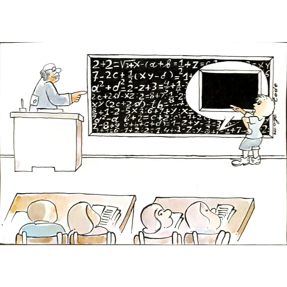 Tode Blazevski 29x21cm Orijinal Karikatür BOD06372