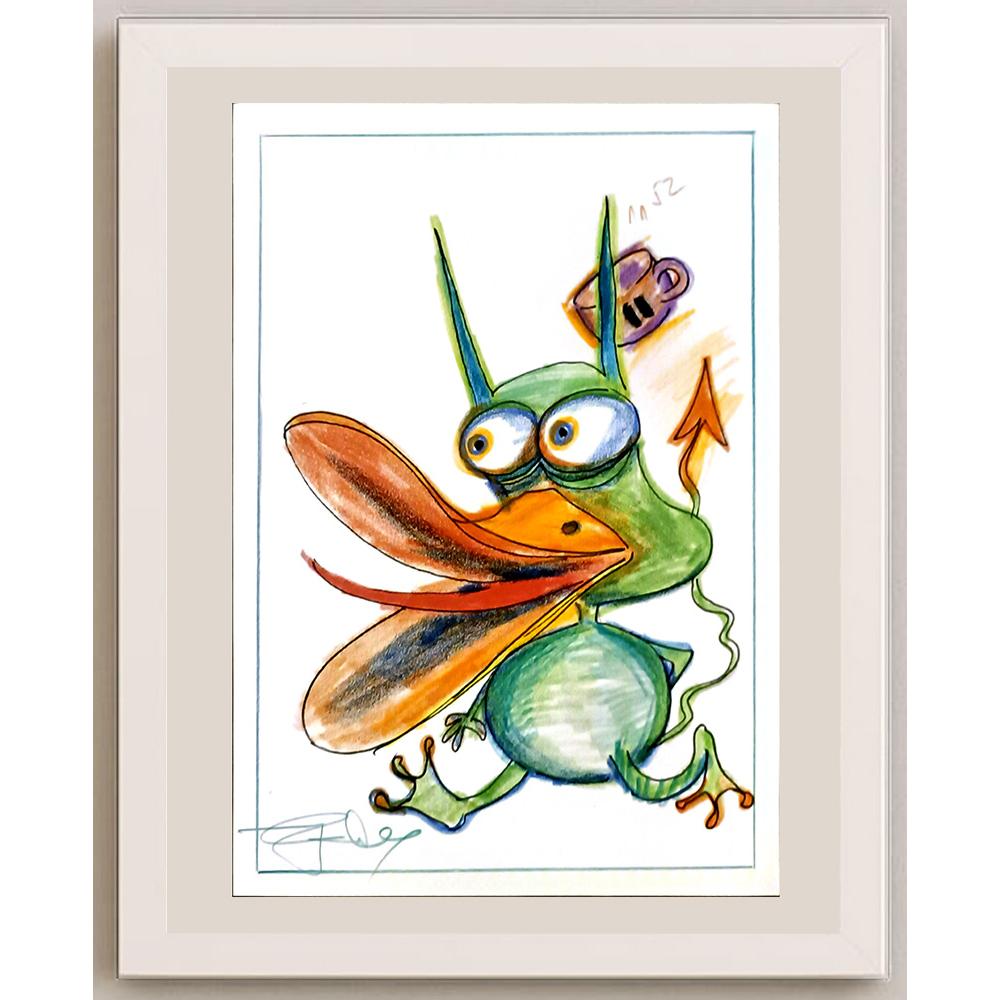 Davor Katunar 29x21cm Orijinal Karikatür BOD06377