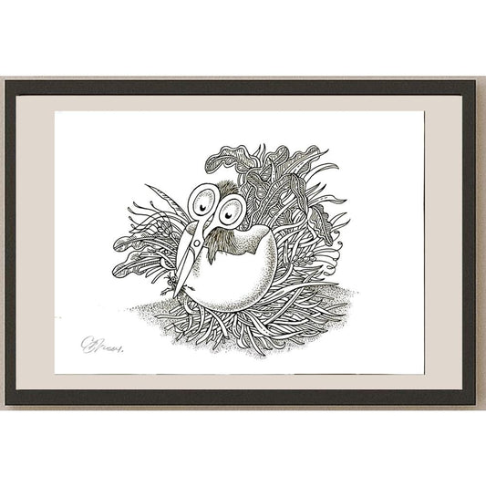 Semerenko Vladimir 29x21cm Orijinal Karikatür BOD06380