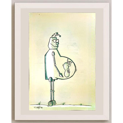 Hamed Nabahat 29x21cm Orijinal Karikatür BOD06384