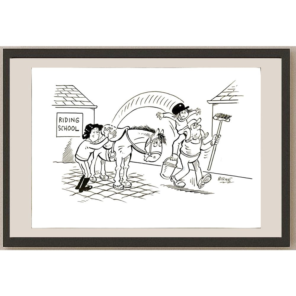 Bill Ritchie 29x21cm Orijinal Karikatür BOD06386