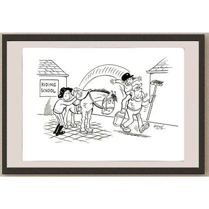 Bill Ritchie 29x21cm Orijinal Karikatür BOD06386