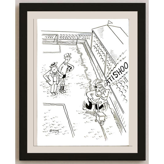 Bill Ritchie 29x21cm Orijinal Karikatür BOD06387