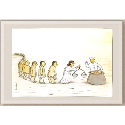 Mohammad Amin Aghaey 29x21cm Orijinal Karikatür BOD06397