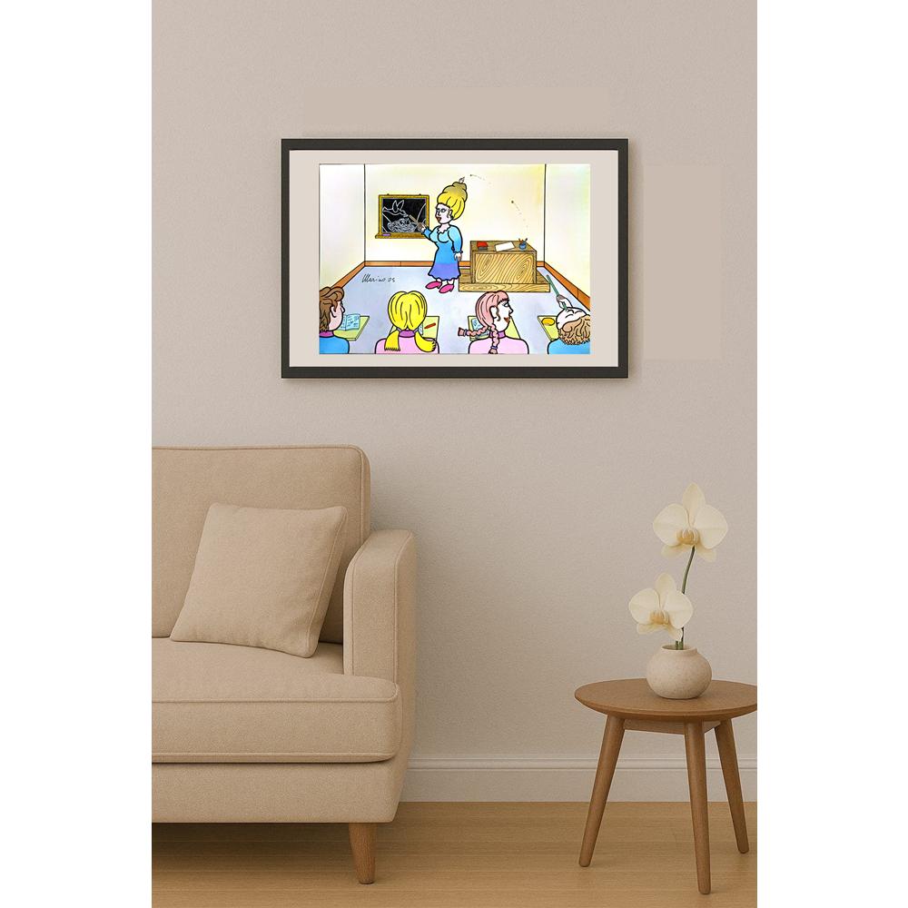 Marino Tarizzo 29x21cm Orijinal Karikatür BOD06398