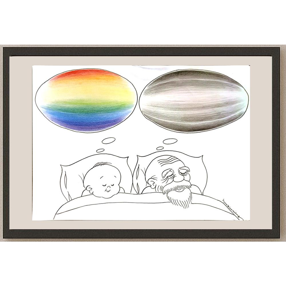 Xiao Qiang Hou 29x21cm Orijinal Karikatür BOD06400