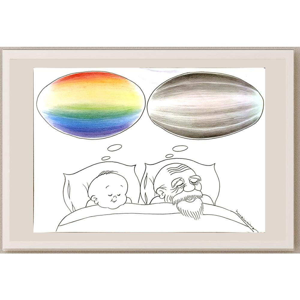 Xiao Qiang Hou 29x21cm Orijinal Karikatür BOD06400