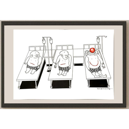 Xiao Qiang Hou 29x21cm Orijinal Karikatür BOD06404