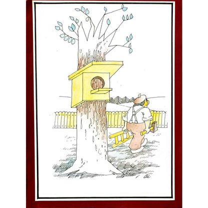 Mihail Ciubotaru 29x21cm Orijinal Karikatür BOD06411