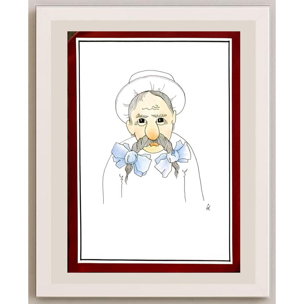 Mihail Ciubotaru 29x21cm Orijinal Karikatür BOD06412