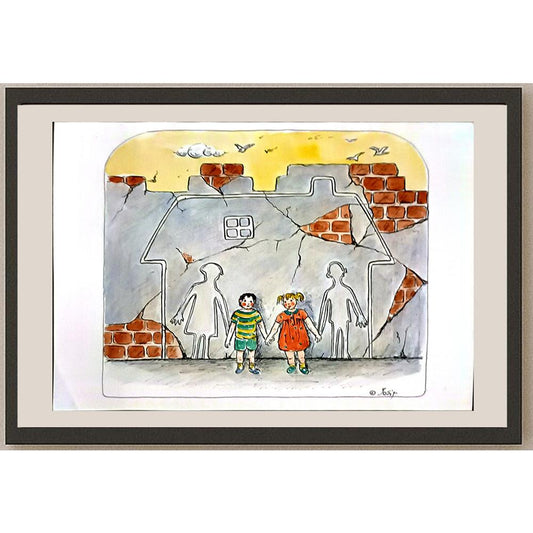 Irina Iosip 29x21cm Orijinal Karikatür BOD06415