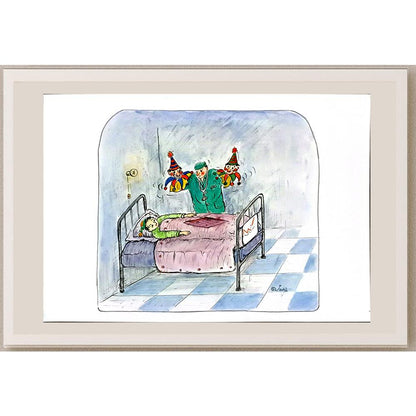 Irina Iosip 29x21cm Orijinal Karikatür BOD06416