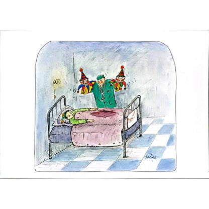 Irina Iosip 29x21cm Orijinal Karikatür BOD06416