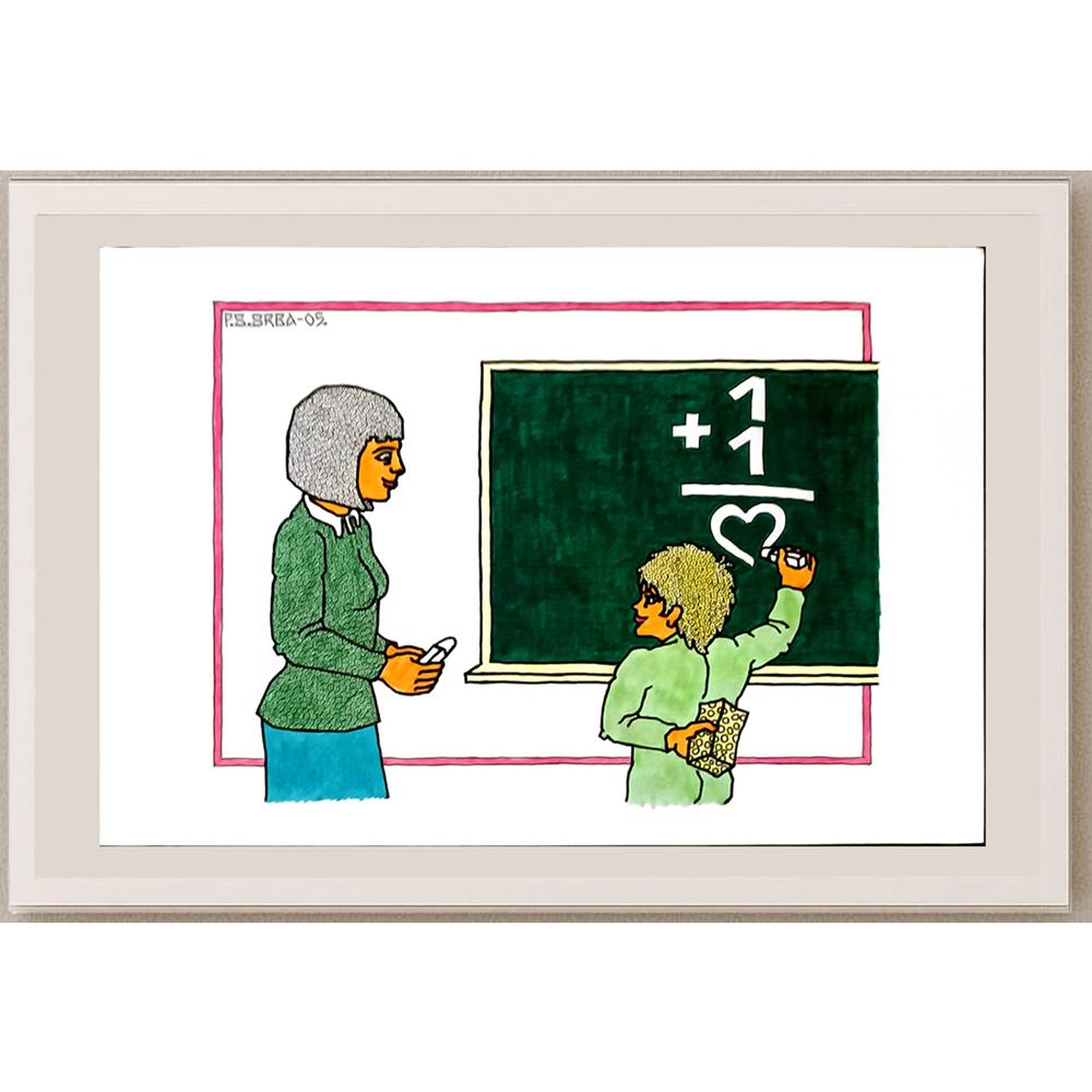 Predrag Srbljanin 29x21cm Orijinal Karikatür BOD06417