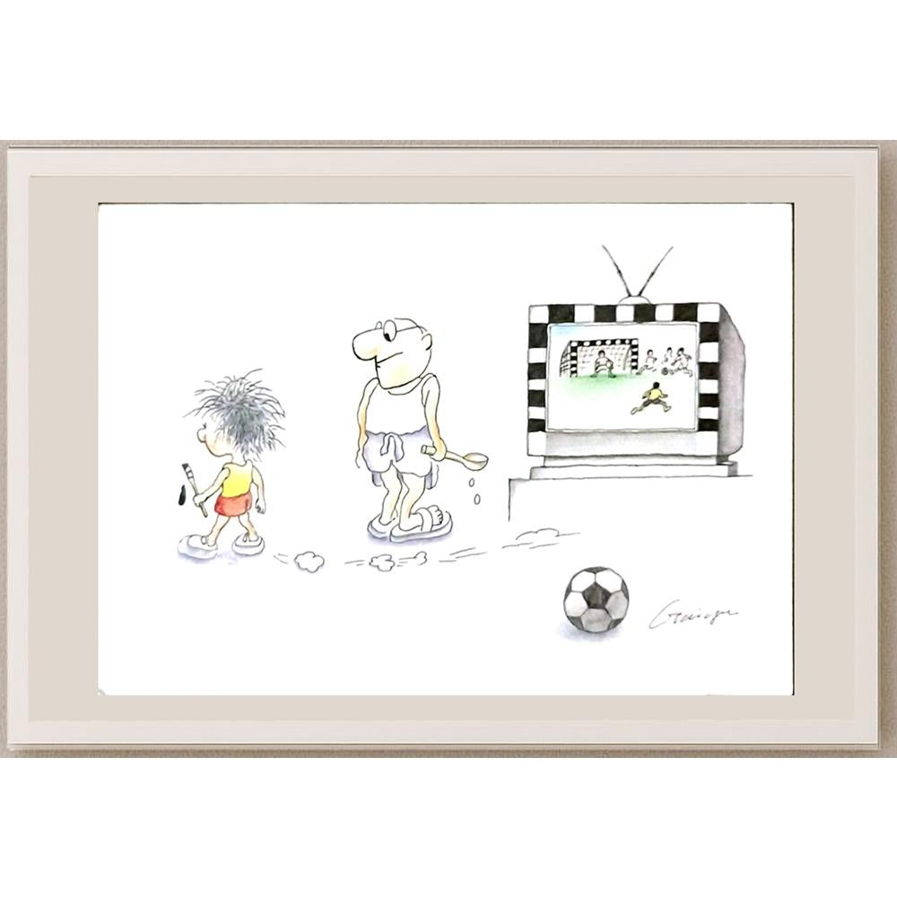 Gai Yu 29x21cm Orijinal Karikatür BOD06419