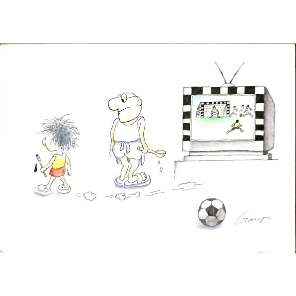 Gai Yu 29x21cm Orijinal Karikatür BOD06419