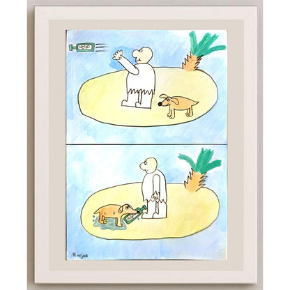 Marjan Rezaie 29x21cm Orijinal Karikatür BOD06420