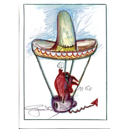 Davor Katunar 29x21cm Orijinal Karikatür BOD06433