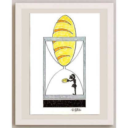 Reshad Sultanovic 29x21cm Orijinal Karikatür BOD06436