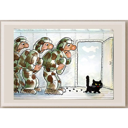 Travia Victor 29x21cm Orijinal Karikatür BOD06437