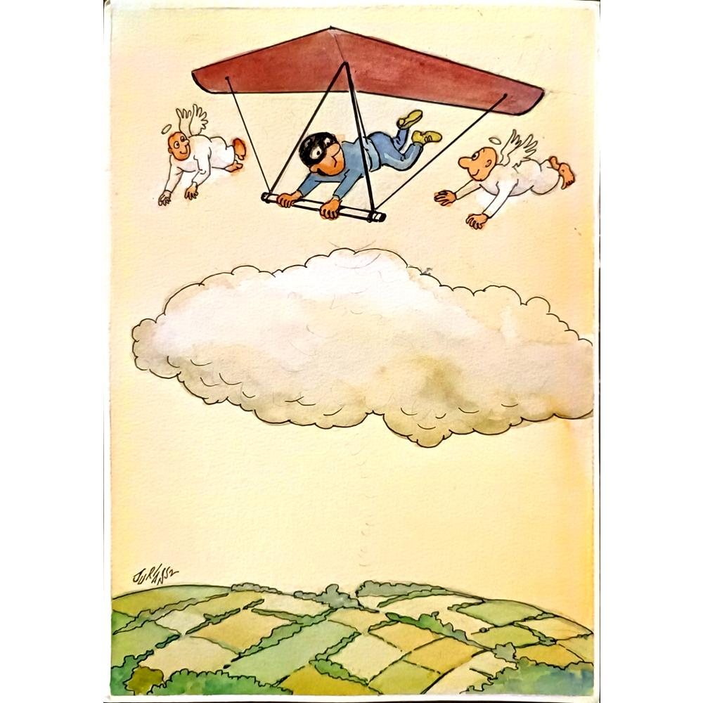 Rex Juriansz 43x30cm Orijinal Karikatür BOD06439