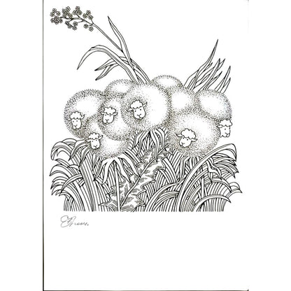 Semerenko Vladimir 29x21cm Orijinal Karikatür BOD06442