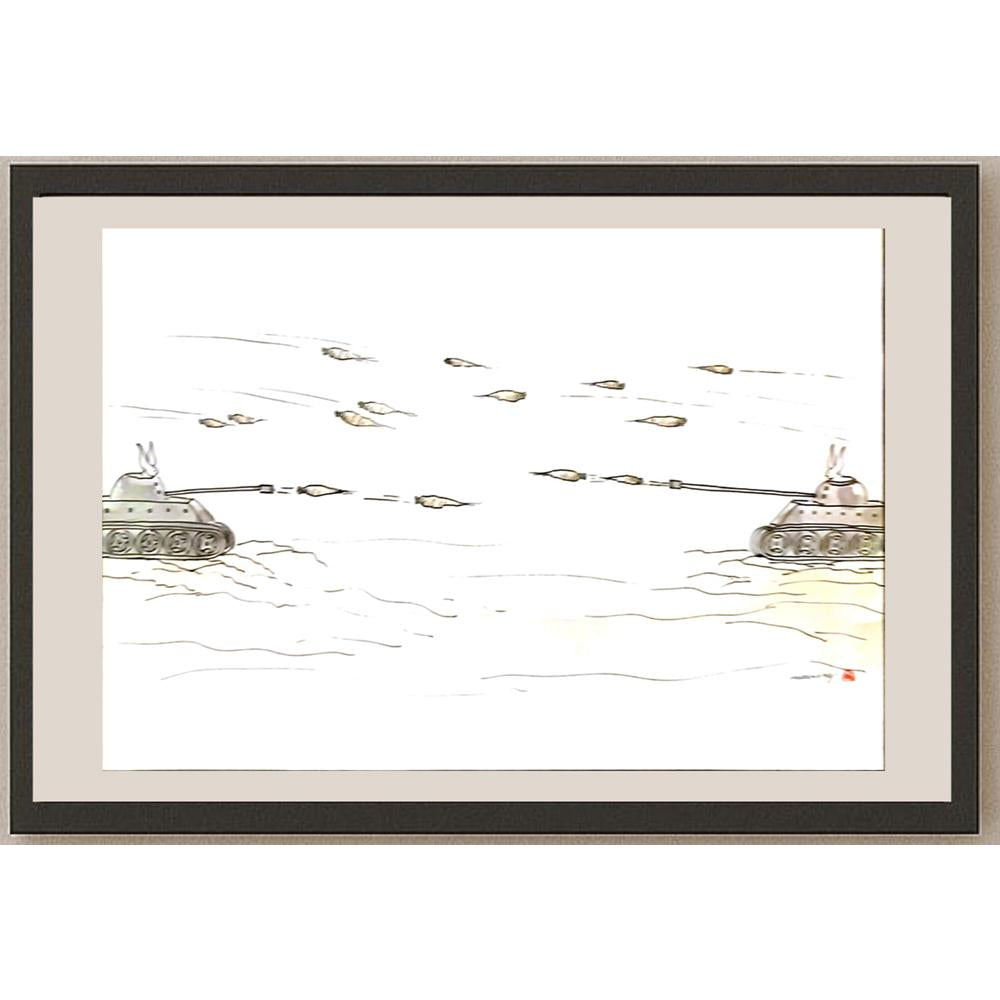 Wu Xi Hong 29x21cm Orijinal Karikatür BOD06447