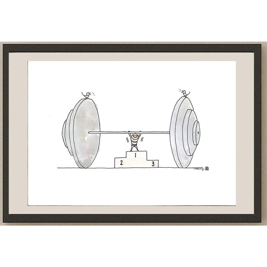 Wu Xi Hong 29x21cm Orijinal Karikatür BOD06449