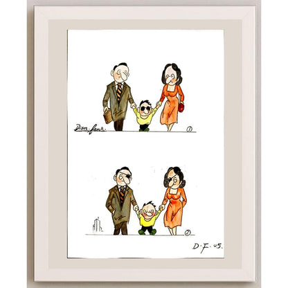 Ji Xing Xia 29x21cm Orijinal Karikatür BOD06451