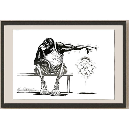 Goran Celicanin 29x21cm Orijinal Karikatür BOD06454