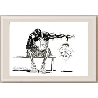 Goran Celicanin 29x21cm Orijinal Karikatür BOD06454