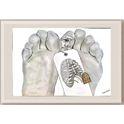 İlker Sermi 38x29cm Orijinal Karikatür BOD06457
