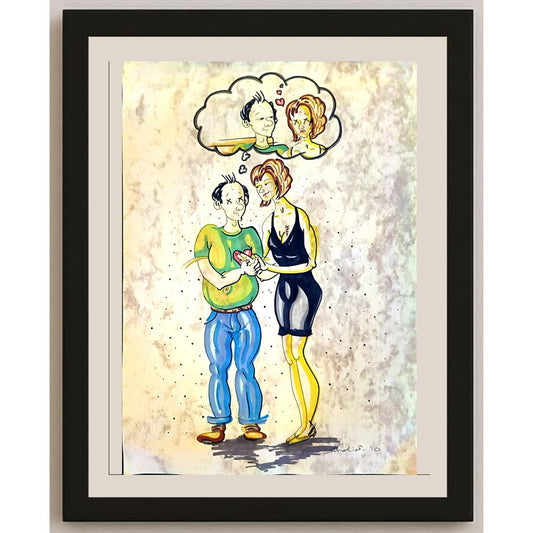 Suna Çelik 38x29cm Orijinal Karikatür BOD06458