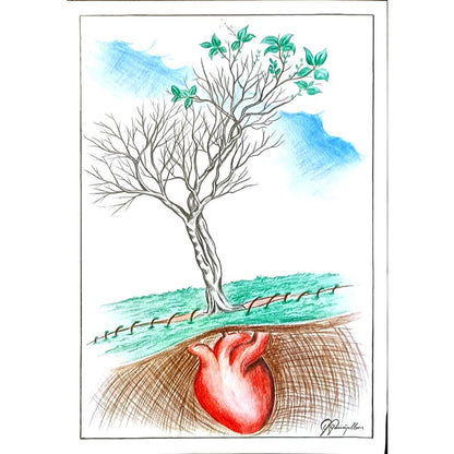 Yıldırım Gazioğlulları 29x21cm Orijinal Karikatür BOD06460