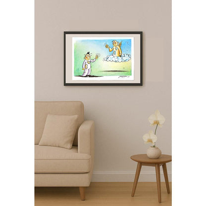 Şahin Bostancı 35x25cm Orijinal Karikatür BOD06461