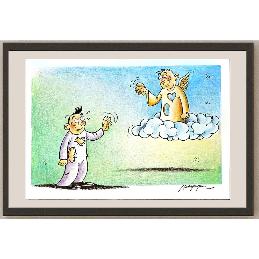 Şahin Bostancı 35x25cm Orijinal Karikatür BOD06461