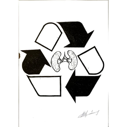 Nedim Hisar 29x21cm Orijinal Karikatür BOD06463