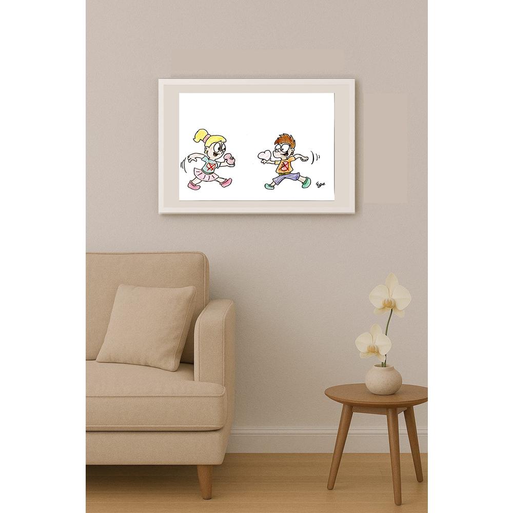 Ege Yarım 29x21cm Orijinal Karikatür BOD06465